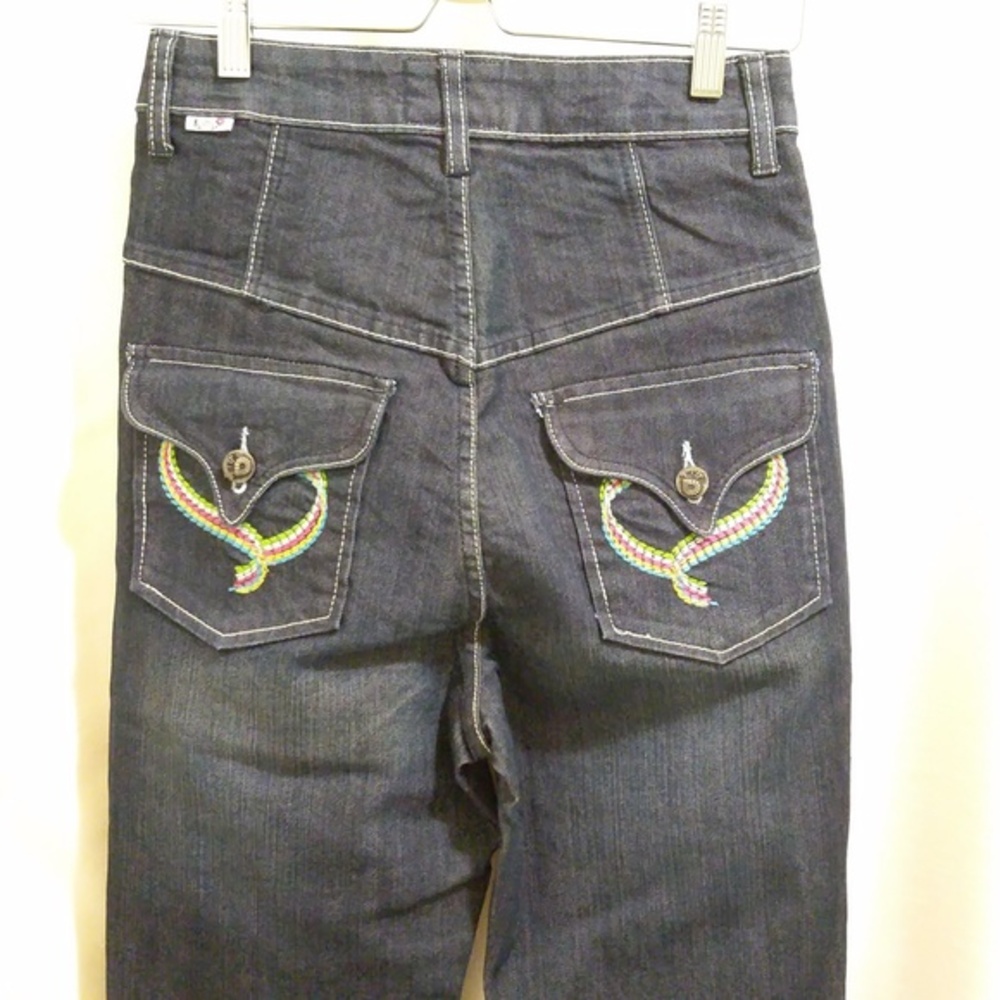 High-Waisted Razor Dark Wash Jeans - Skinny or Boot Cut - NWT - Sz 28 - Picture 9 of 9